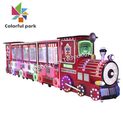 Маленький поезд с призом подарка машины крана с лапой 4 игроков высококачественным заполнил игрушки вытягивает шею машина аркады для продажи