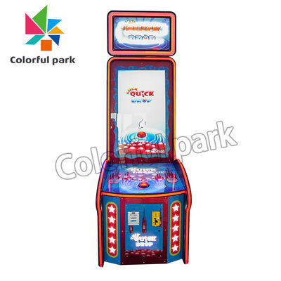 Монетка падения красочного ребенк парка быстрая привелась в действие видео- машину видеоигры выкупления билета аркады