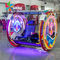 Машина аркады толкателя монетки театра автомобиль качания стула автомобиля Leba колеса 360 градусов вращая счастливый
