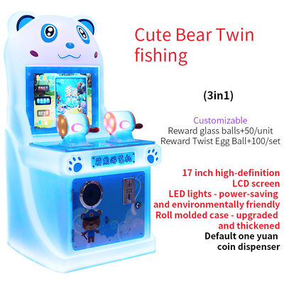 Coin Slot Game Machine Coin-Operated Commercial  Two person Fishing Game
