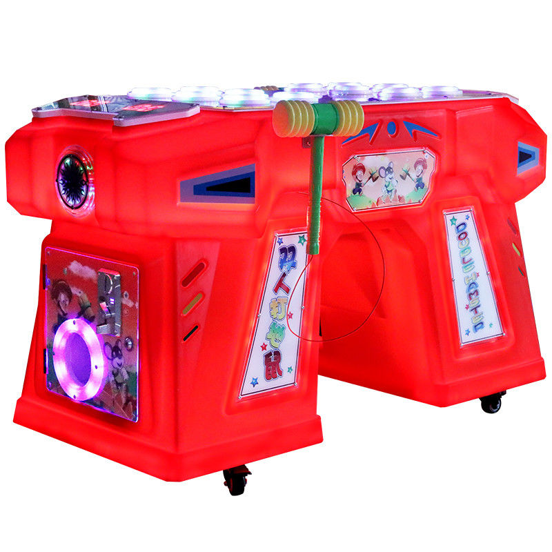 Red High-quality Double Coin Arcade Game Machine Factory Direct Sale