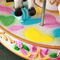 6 игроков Carousel парка атракционов едет монетка привелись в действие машину видеоигры детей