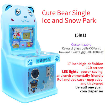 17-дюймовый игровой автомат на монеты Ice and Snow Park Arcade Game Machine 220V
